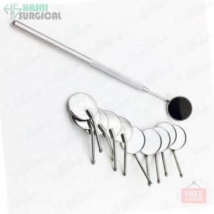 Ensemble d'instruments dentaires chirurgicaux Hasni, miroir buccal, manche en acier inoxydable, couleurs noir/blanc/bleu/rose/jaune, manuel, certifié CE - Product Image 4