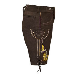 Personalizado hecho de alta calidad bávaro nuevo diseño elegante hombres genuino vaca Split cuero bávaro Lederhosen sin desgarro - Product Image 5