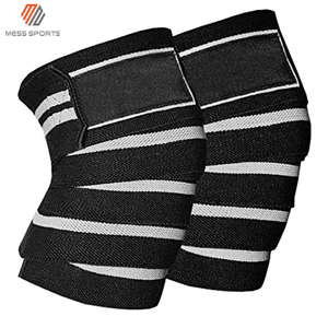 MESS SPORTS Adjustable <b>Compression</b> <b>Support</b> Breathable Neoprene Unisex <b>Knee</b> Wraps & Brace Wraps for Power Lifting - Product Image 4