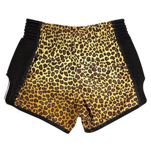 กางเกงขาสั้นฝึกซ้อมมวยไทย แฟร์เท็กซ์ ดีไซน์ล่าสุด แบบซับลิเมชั่น สำหรับทุกเพศ รับผลิตแบบ OEM  ออกแบบเองได้ สำหรับศิลปะการต่อสู้แบบผสมผสาน ผ้าซาติน - Product Image 6