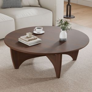 Table basse en bois adaptée aux activités quotidiennes du salon, offrant une construction stable et un aspect bois raffiné - Product Image 1