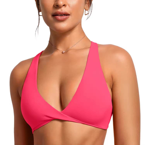 Conjuntos de Sujetador deportivo de Yoga sin mangas adelgazante para mujer, logotipo frontal, soporte alto, de talla grande, ligero, transpirable, Primavera Verano, Fitness - Product Image 2