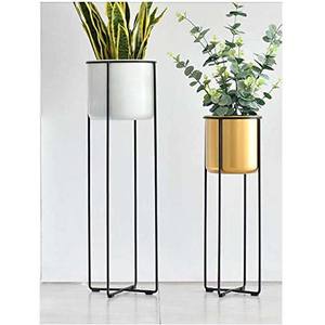 Vintage New Arrival Hot <b>Sale</b> Metal <b>Flower</b> Stand Indoor Potted Planter <b>Vase</b> Stand <b>for</b> Wedding Decoration Home Decorate Black - Product Image 3