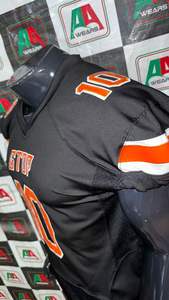 Maillot de football américain maillot de fan parent sublimation attirail broderie sergé plus taille soutien personnalisé usine pakistan Made - Product Image 4