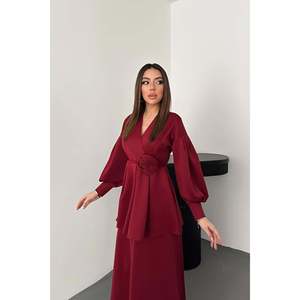 Burgundy <b>Rose</b> Detailed Set - Burgundy - Product Image 3
