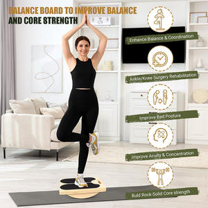 Tavola di Equilibrio Inclinata 2-in-1 Personalizzata, Ecologica, Pieghevole e Portatile in Legno, con 6 Angoli di Inclinazione Regolabili per Sport e Intrattenimento - Product Image 6