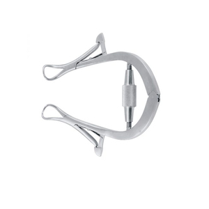 Retractor de tiroides Joll con 2 cuchillas de pinza de retención automática y mango estriado de 150mm hecho en Alemania de alta calidad - Product Image 1