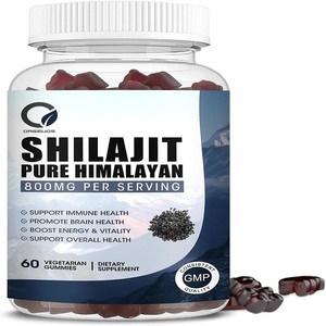 Pure Himalayan Shilajit Resin 600mg Fulvic Acid Powder Medical Grade Herbal Extract <b>Wild</b> Cultivated Packaged Drum Natural - Product Image 2
