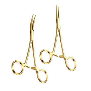 MEDIHEAL SURGICAL CORPORATION Pince hémostatique anti-moustiques de haute qualité en acier métallique plaqué or 12,5 cm, forceps médicaux de classe I - Product Image 5