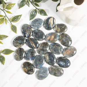 Piedras Planas de Labradorita Pulida al por Mayor - Piedra Preciosa Ecológica para Feng Shui, Sanación, Meditación y Decoración del Hogar - Product Image 3