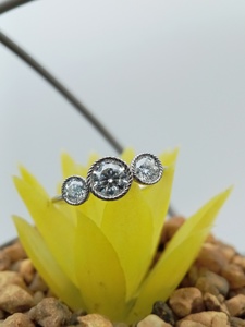 Fantaisie personnalisé Solitaire grand 4 carats or 14k 18k fiançailles ovale VVS Moissanite mariage bague en diamant pour les fêtes cadeaux 100% - Product Image 6