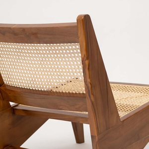 Luxueuse chaise d'appoint kangourou tissée à la main en rotin naturel élégant de luxe écologique pour chambre à coucher ou salle à manger OEM en vrac - Product Image 6