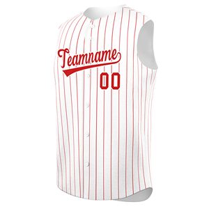 Camiseta con botones completos de béisbol personalizada, chaleco sin mangas, camiseta de equipo de béisbol - Product Image 2