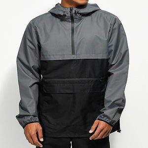 Chaqueta Cortavientos Impermeable para Hombre, Chaqueta Cortavientos de Nailon Arrugado para Exteriores, Transpirable - Product Image 6