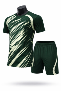 Camiseta de Fútbol Sublimada Personalizada, 100% Poliéster, Transpirable, Ligera, de Secado Rápido, Cuello en V, Manga Corta, Unisex - Product Image 5