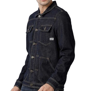 Printemps Automne Mode Denim High Street Veste Homme Impression Partout Manches Longues Jeans Surdimensionnés Vestes Homme - Product Image 3