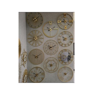 Horloge murale élégante en métal pour la maison et le bureau, horloge murale décorative pour le salon et la salle d'étude - Product Image 1