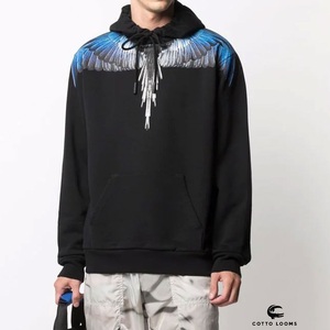 <b>Pullover</b> <b>men</b> hoodies breathable factory rate solid color fleece cotton blended new arrival premium quality fashion - Product Image 3