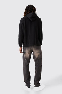 Sudaderas con capucha de felpa francesa gruesa con hombros caídos de gran tamaño 500GSM para hombre, ropa de calle con logotipo personalizado, informal, Vintage, unisex, 100% de algodón - Product Image 2