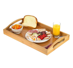 Bandeja para servir alimentos de pan de madera de alta calidad, accesorios para el hogar, bandeja para servir de madera natural, última calidad - Product Image 2