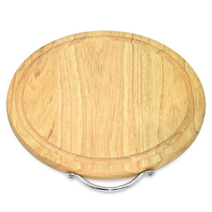 Planche à découper en bois arrondie pour la cuisine - Product Image 1