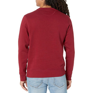 Custom <b>Men's</b> 100% Cotton Fleece Sweatshirt Heavyweight 400gsm Mock Neck <b>Pullover</b> Solid Pattern Plain Dyed Casual Winter Wear - Product Image 3