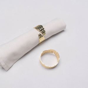 Anneau de serviette en métal martelé pour la maison, vente en gros, pour la cuisine, le restaurant, la maison, la décoration de mariage, l'hôtel, le bureau, la vaisselle, en grande quantité - Product Image 3