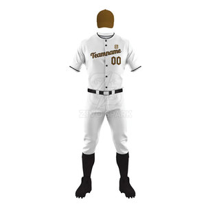 Lightweight High Performance Custom Baseball Uniform for <b>Men</b> in Quick Dry Fabric with Name Number Team Logo Short Sleeve Printed - Product Image 2
