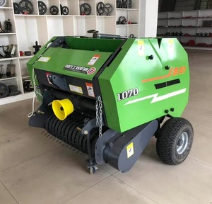 Mini Enfardadora Redonda para Tractor, Modelo Nuevo, de Alta Productividad, con Ruedas, Motor y Caja de Cambios, para Heno y Paja - Product Image 2