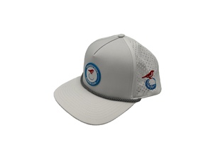 Relicstar Gorra de Béisbol de Lujo de 5 Paneles con Visera Curva Estructurada, Impermeable, con Parche de PVC y Logotipo Bordado, Gorra de Golf con Cuerda - Product Image 4