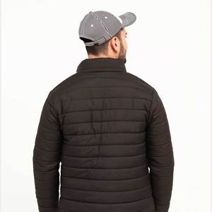 Veste d'hiver de qualité supérieure en gros pour hommes, nouvelle mode, col montant, doudoune à capuche, personnalisable, cachemire, livraison DDP - Product Image 5