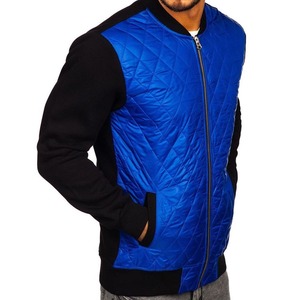 Veste bombardier personnalisée pour hommes, manteau coupe-vent long en polyester avec fermeture éclair, veste bouffante pour l'automne, vente en gros, style baseball décontracté, nouveau - Product Image 5