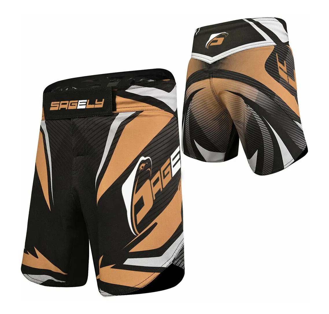 New designs Sublimated MMA Training Grappling Custom Sublimation Fight Wear MMA Shorts for Men