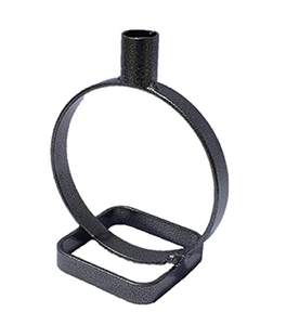 Modern Matte <b>Black</b> Metal Candle <b>Holder</b> Iron <b>Candlestick</b> Set of Two for Christmas - Product Image 5