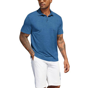 Camiseta de Golf de Manga Corta de Alta Calidad con Logotipo Personalizado, Estilo Formal de Lujo para Trabajo y Negocios, Secado Rápido con MOQ Bajo - Product Image 3