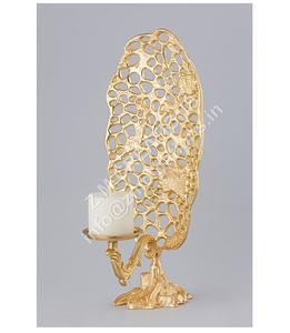 Candelabro Clásico de Aluminio Niquelado para Decoración de Bodas, Hecho a Mano, Resistente al Calor, 40 cm - Product Image 1