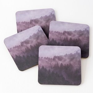 Hot Selling Wooden Coasters Anti Skid Insulation Waterproof Soft Non-slip Wood Coasters <b>Cup</b> Mat for Tabletop Protection Custom - Product Image 3