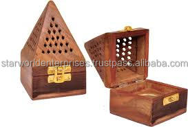 เครื่องหอมไม้เครื่องหอมที่ดักเถ้าไม้ที่ใส่ธูปไม้ธรรมชาติเครื่องหอมแบบชนบท - Product Image 2