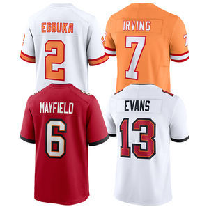 Camiseta de Fútbol Americano 2025 Cosida para Hombre, Baker Tom Brady, Emeka Egbuka, Bucky Irving, Mike Evans, Mayfield, Tallas S-3XL - Product Image 1