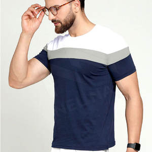 Wholesale High Quality Men's T-shirts Custom Jersey <b>Fabric</b> Breathable Plus Size Oversized - Product Image 2