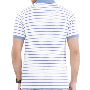 เสื้อโปโลผู้ชายสำหรับฤดูร้อน ผ้าบาง ปกพับได้ อเนกประสงค์ ถัก สีพื้น เรียบง่าย สไตล์ผู้ใหญ่ ใส่ทำงาน ไม่เป็นขุย - Product Image 6