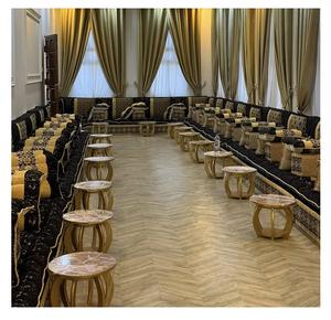 Sofá estilo Majlis árabe, diseño clásico, elegante conjunto para sala de estar, asientos de esquina de lujo, diseño que ahorra espacio - Product Image 1
