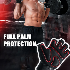 ถุงมือยกน้ำหนักแบบครึ่งนิ้วสำหรับออกกำลังกายครอสฟิต ป้องกันฝ่ามือ รุ่นใหม่ปี 2026 สำหรับการฝึกซ้อมและฟิตเนส - Product Image 4