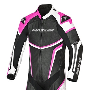Men's Motorcycle Racing Leather Suit-High Durability Waterproof CE Level 1 Protection Sportswear Plus Size Stylish Fit - Product Image 3