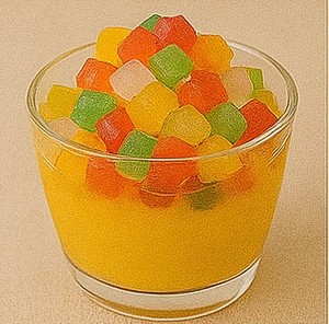 Gelée de konjac non collante de Taïwan (dés) avec sirop pour les boissons au thé à bulles et les boissons lactées - Product Image 5