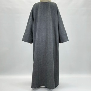 Abaya musulmane, robe longue, sweat-shirt, grande taille, polyester, décontracté, uni, vêtements islamiques traditionnels pour femmes, kaftan, robe hijab - Product Image 5