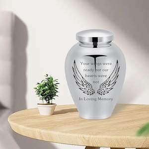 โกศบรรจุอัฐิรูปภาพ ปีกนางฟ้า ต้นไม้แห่งชีวิต สำหรับผู้หญิง ผู้ชาย ผู้ใหญ่ งานศพ ขนาดตามสั่ง - Product Image 4