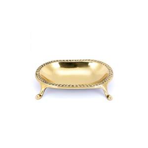 Brass Soap Dish Holder with Classy Clawfoot Portable Metal <b>Shower</b> <b>Bar</b> Soap Holder for Hotel Use - Product Image 1