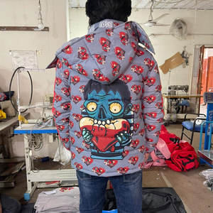 <b>Men's</b> High Quality Custom Puffer <b>Jacket</b> <b>Winter</b> Fashionable Coats with Hooded Collar Canvas Fabric <b>on</b> <b>Sale</b> - Product Image 5