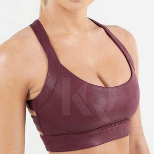 Sujetador de Cuero para Mujer, Diseño Moderno, Transpirable y Ligero, Tallas Grandes, Alta Sujeción, Logotipo Frontal - Product Image 5